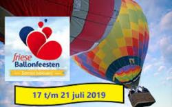 Friese Ballonfeesten van 17 tm 21 juli