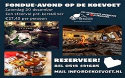 Fondue-avond op De Koevoet!
